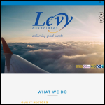 Screen shot of the Levy Associates Ltd website.