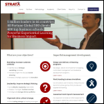 Screen shot of the Stratx website.