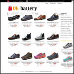 Screen shot of the OK-Battery website.