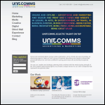 Screen shot of the Unit Communication Group website.