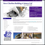 Screen shot of the Steve Charlton Building & Joinery website.
