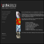Screen shot of the Fulcrum Modelmakers Ltd website.