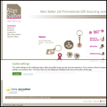 Screen shot of the Alan Salter Ltd website.