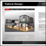 Screen shot of the Tatlock Design website.