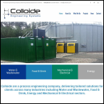 Screen shot of the Colloide Engineering Systems website.