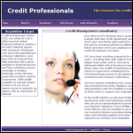 Screen shot of the Credit Professionals Ltd website.
