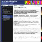 Screen shot of the Hayward Holdings Ltd website.