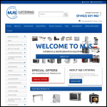 Screen shot of the M J S Bar & Catering Equipment Suppliers Ltd website.