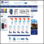Screen shot of the Manton Office Equipment Ltd website.