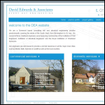 Screen shot of the David Edwards & Associates LLP website.