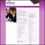 Screen shot of the Imc Consulting Group Ltd website.