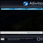 Screen shot of the Advance Group Ltd website.