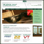 Screen shot of the Flexiloo website.
