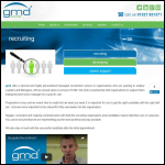 Screen shot of the Gmd Recruitment website.