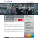 Screen shot of the Crossfields Ltd website.