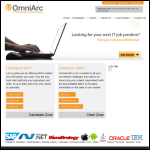 Screen shot of the Omniarc Ltd website.