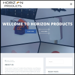 Screen shot of the Horizon Products Ltd website.
