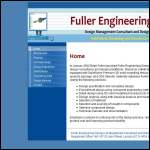 Screen shot of the Fuller Engineering Design Ltd website.