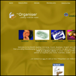 Screen shot of the My Organiser Ltd website.