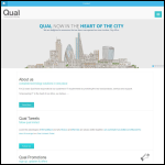 Screen shot of the Qual Ltd website.