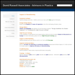 Screen shot of the David Russell Associates Ltd website.