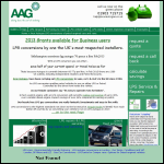 Screen shot of the Arun Autogas / Gascarco website.