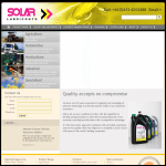 Screen shot of the Solar Petroleum Ltd website.