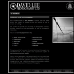 Screen shot of the David Lee Photography Ltd website.