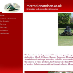 Screen shot of the Mccracken & Son Ltd website.