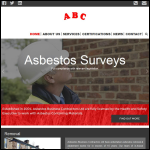 Screen shot of the Asbestos Business Contractors Ltd website.