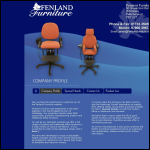 Screen shot of the Fenland Metals & Woodcraft Ltd website.