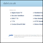 Screen shot of the Dalvi Technology website.