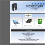 Screen shot of the Derwen Computers website.