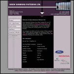Screen shot of the Drew Simmons Patterns Ltd website.