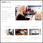 Screen shot of the Visual Retailing Ltd website.
