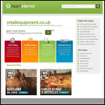Screen shot of the Retail Equipment Sales & Services Ltd website.
