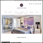 Screen shot of the Distinction Furniture (T/u Newcraft Ltd) website.