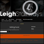Screen shot of the Leigh Stairways Ltd website.