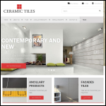 Screen shot of the Ceramic Tiles Ltd website.