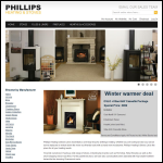Screen shot of the Maurice Phillips Group plc website.