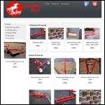 Screen shot of the Mustang Tools Ltd website.