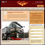 Screen shot of the Freebird Sign Services website.
