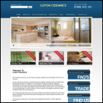 Screen shot of the Luton Ceramic Tile Co. Ltd website.