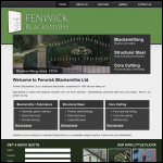 Screen shot of the Fenwick Blacksmiths Ltd website.