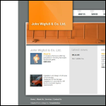 Screen shot of the John Wigfull & Co Ltd website.