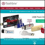 Screen shot of the Flash Bay Ltd website.