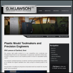 Screen shot of the GW Lawson Ltd website.
