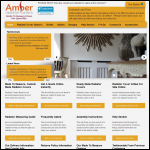 Screen shot of the Amber Radiator Covers website.