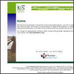 Screen shot of the K & S Fumigation Services Ltd website.