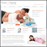 Screen shot of the Florri-feme Pharmaceuticals Ltd website.